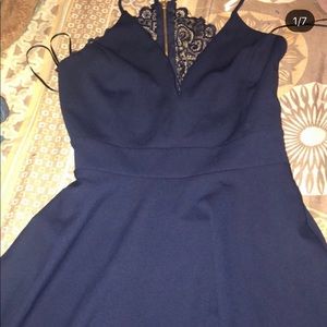 Blue dress